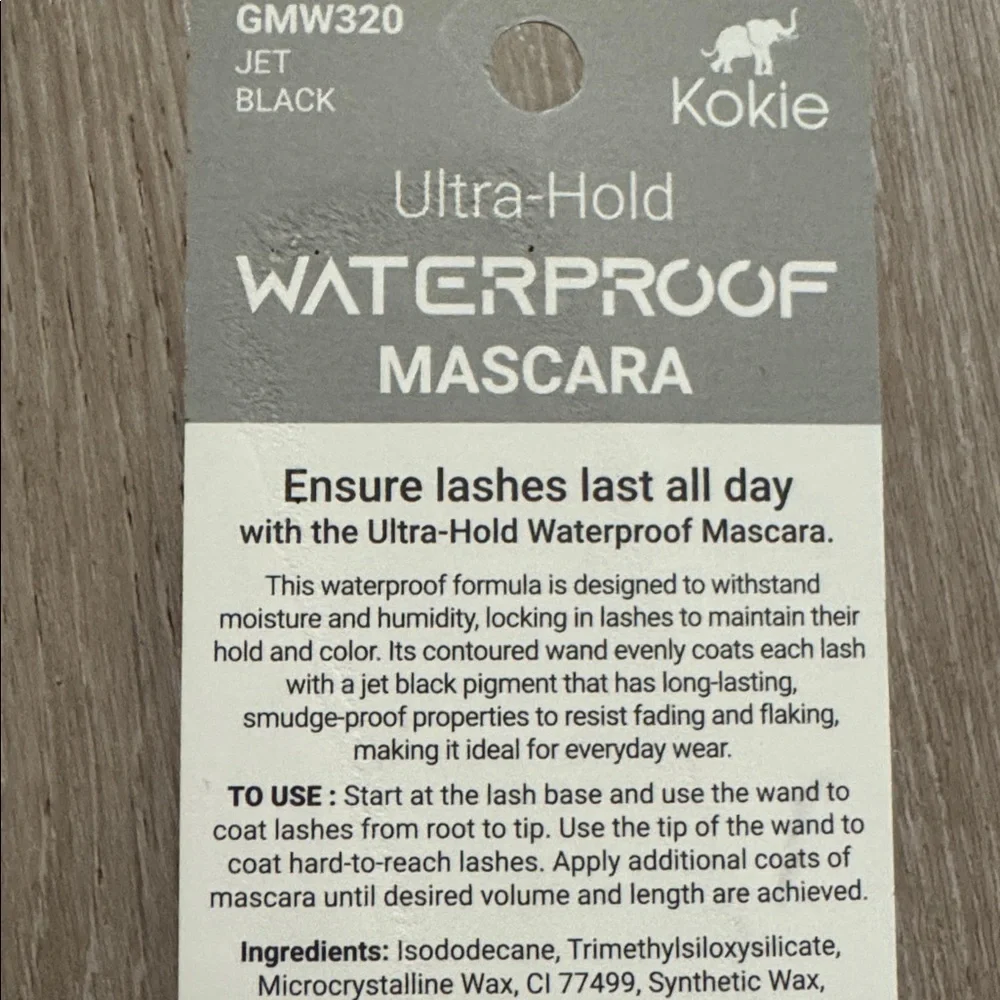 Kokie Ultra-Hold Waterproof Mascara NEW 🏷️